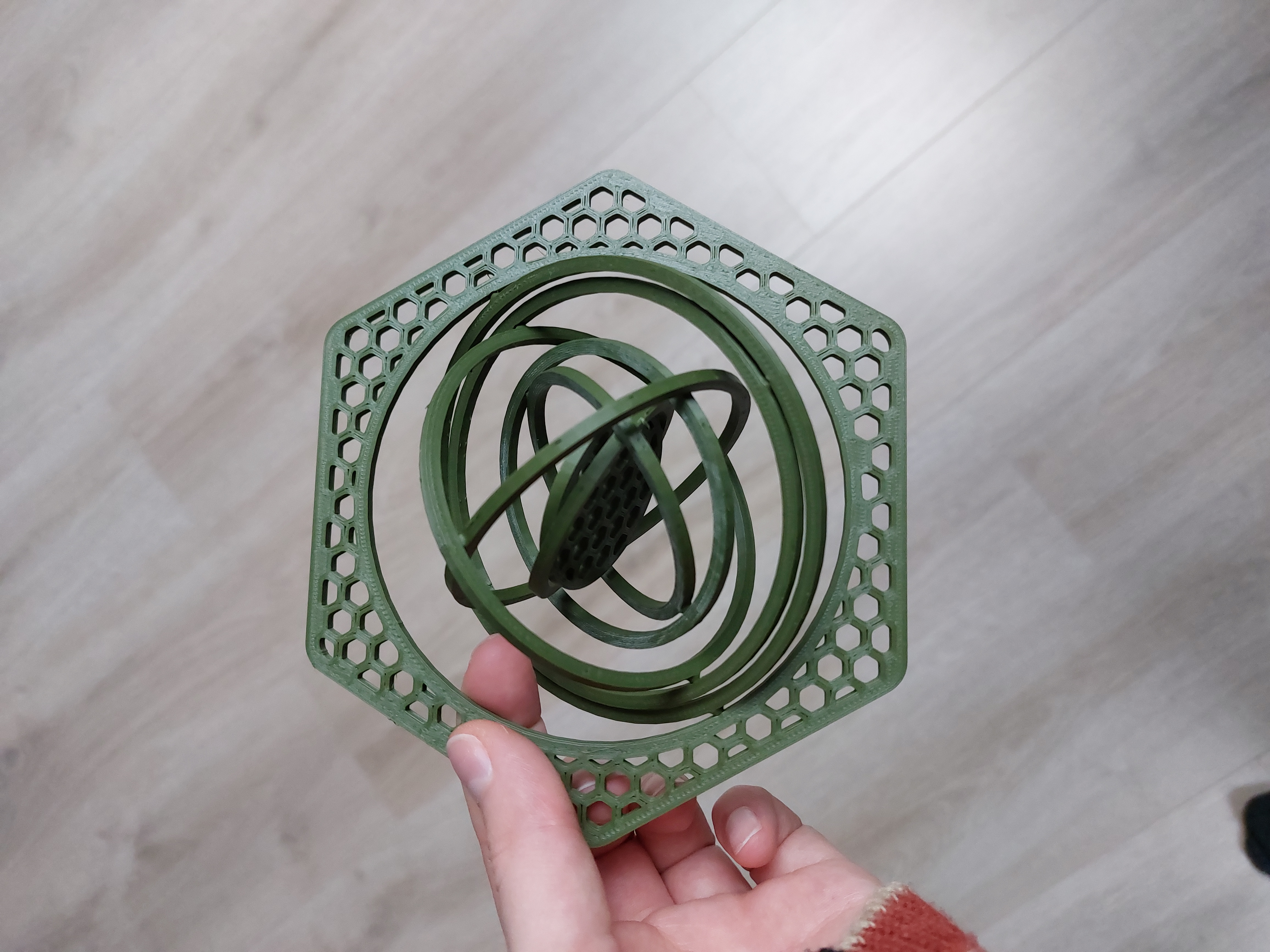 Miniatura 3 do modelo 3D gyroscope coaster