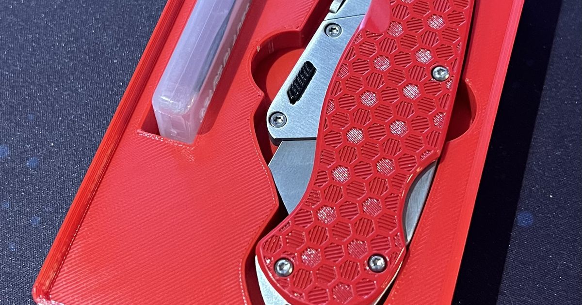 JerryRigEverything Box cutter Gridfinity by Loss of signal Download