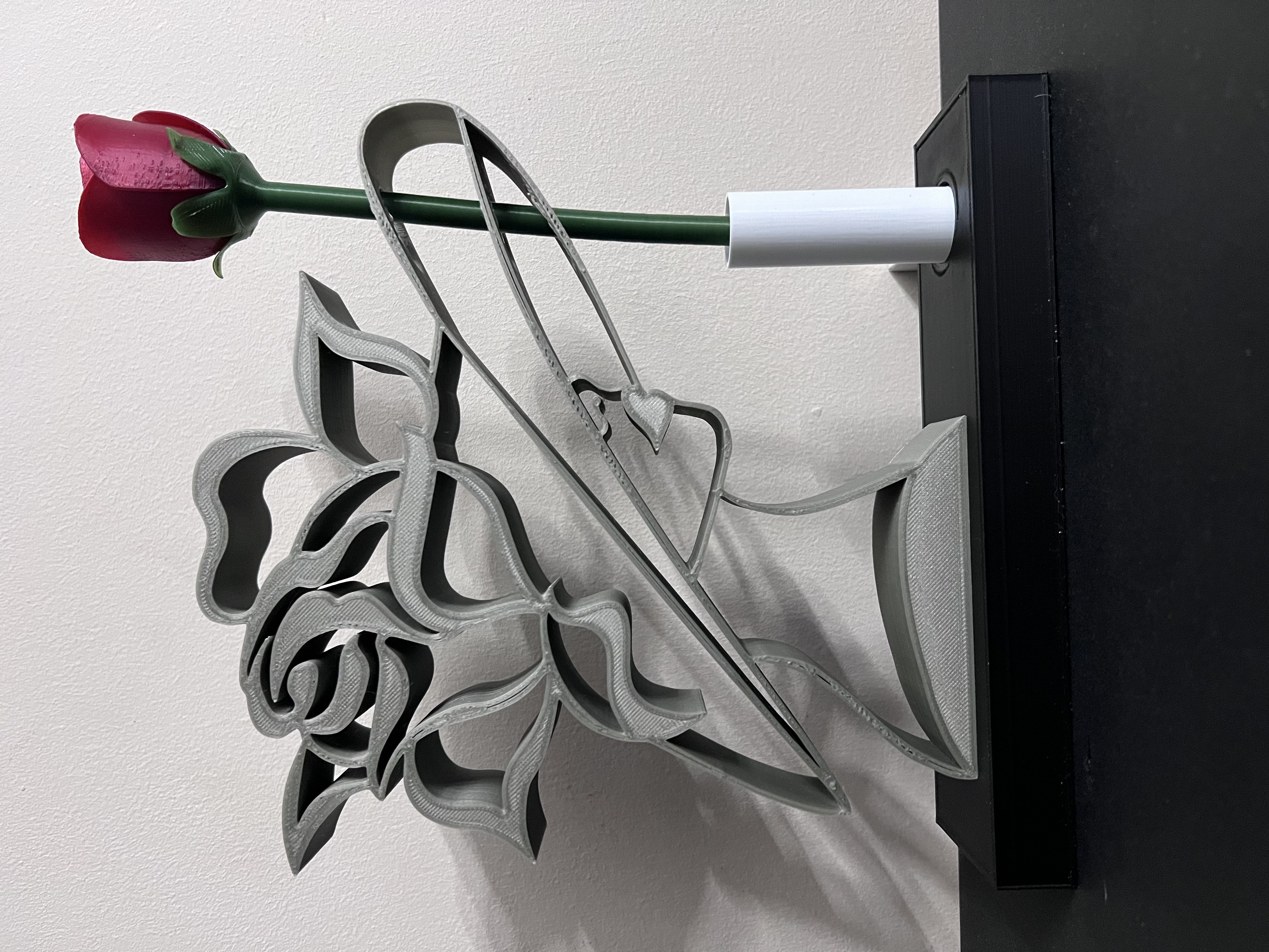Sculpture visage chapeau mini vase