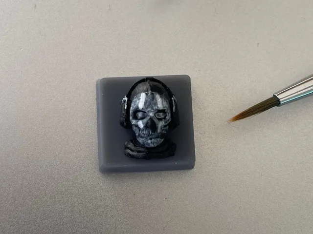 MWII Ghost Keycap