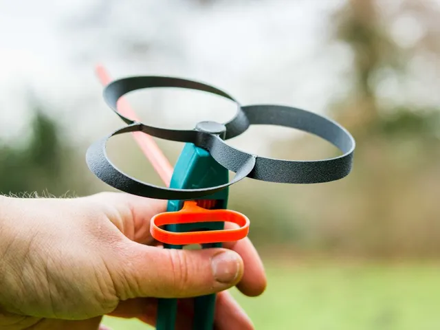 Śmigło toroidalne czterołopatowe, ciche - druk 3D