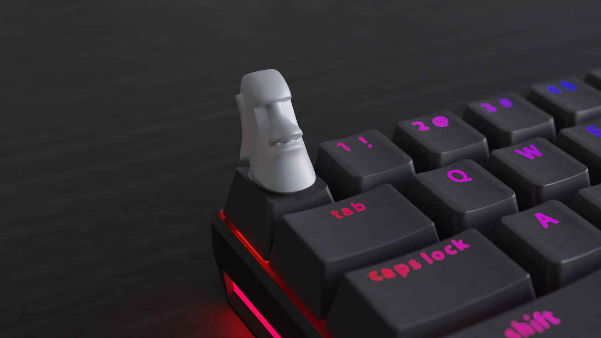 Keycap Moai