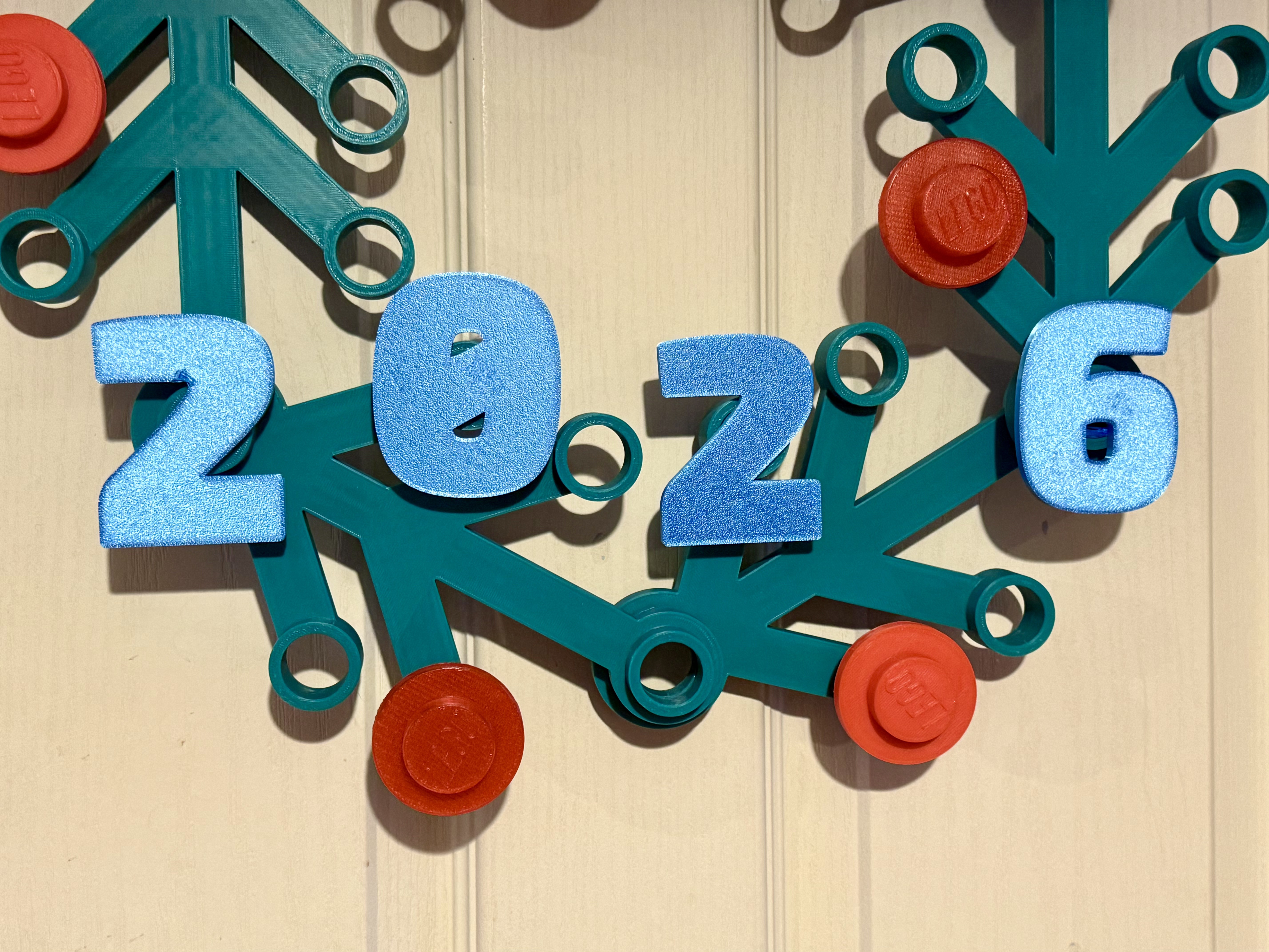 Numbers for Lego Brick Wreath - 0 to 9