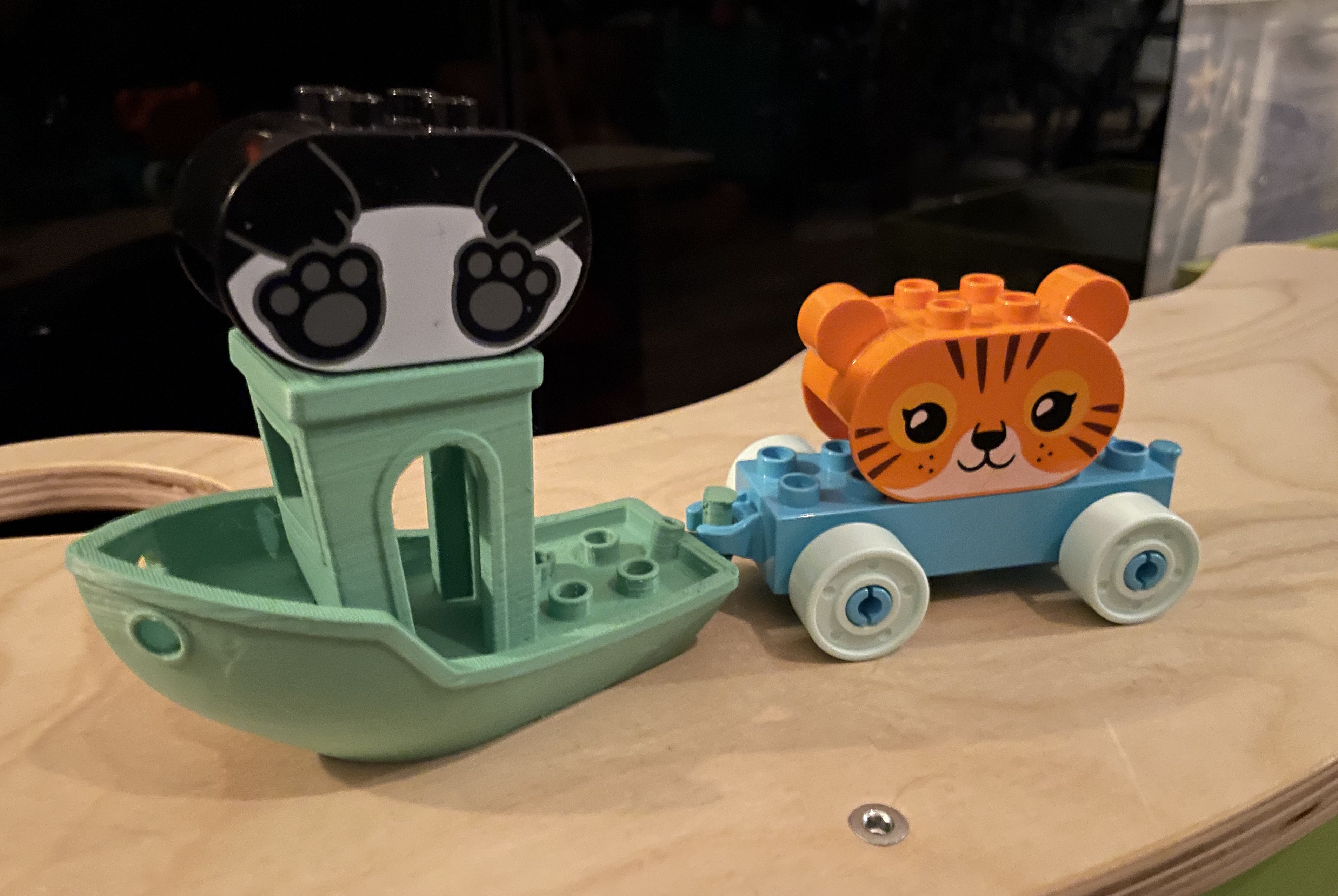 Lego Duplo Bency boat with coupler