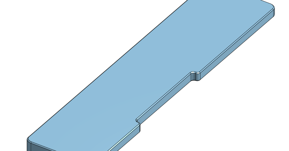 Nuphy Halo 96 Keyboard Wrist Rest by ejpman Download free STL model