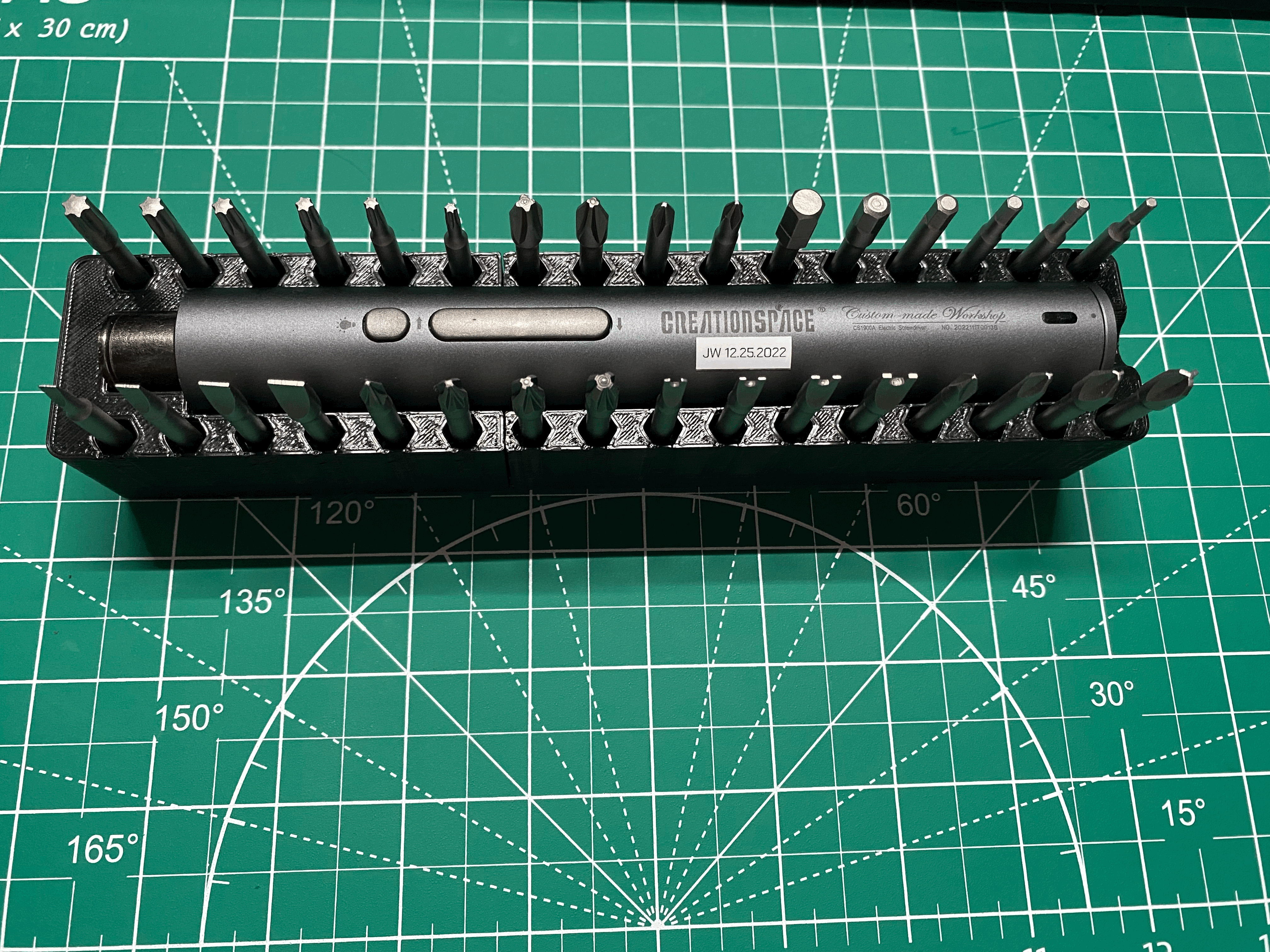 CreationSpace CS1901A Electric Screwdriver Gridfinity Holder