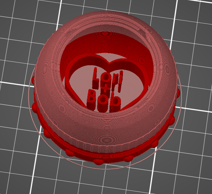 Miniatura 4 do modelo 3D Customizable Valentine Iris Box (OpenSCAD)
