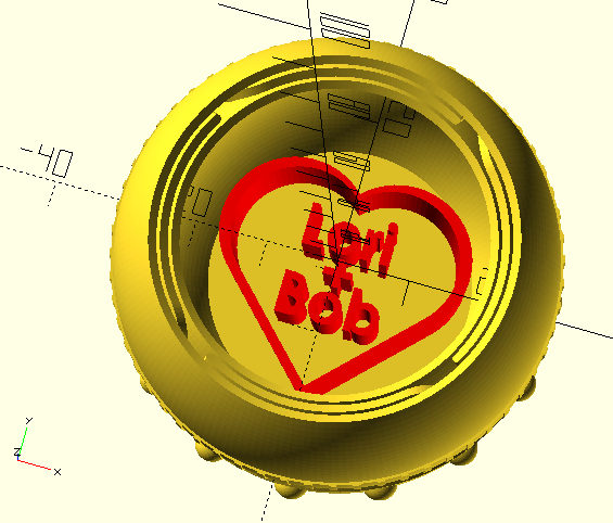 Miniatura 3 do modelo 3D Customizable Valentine Iris Box (OpenSCAD)