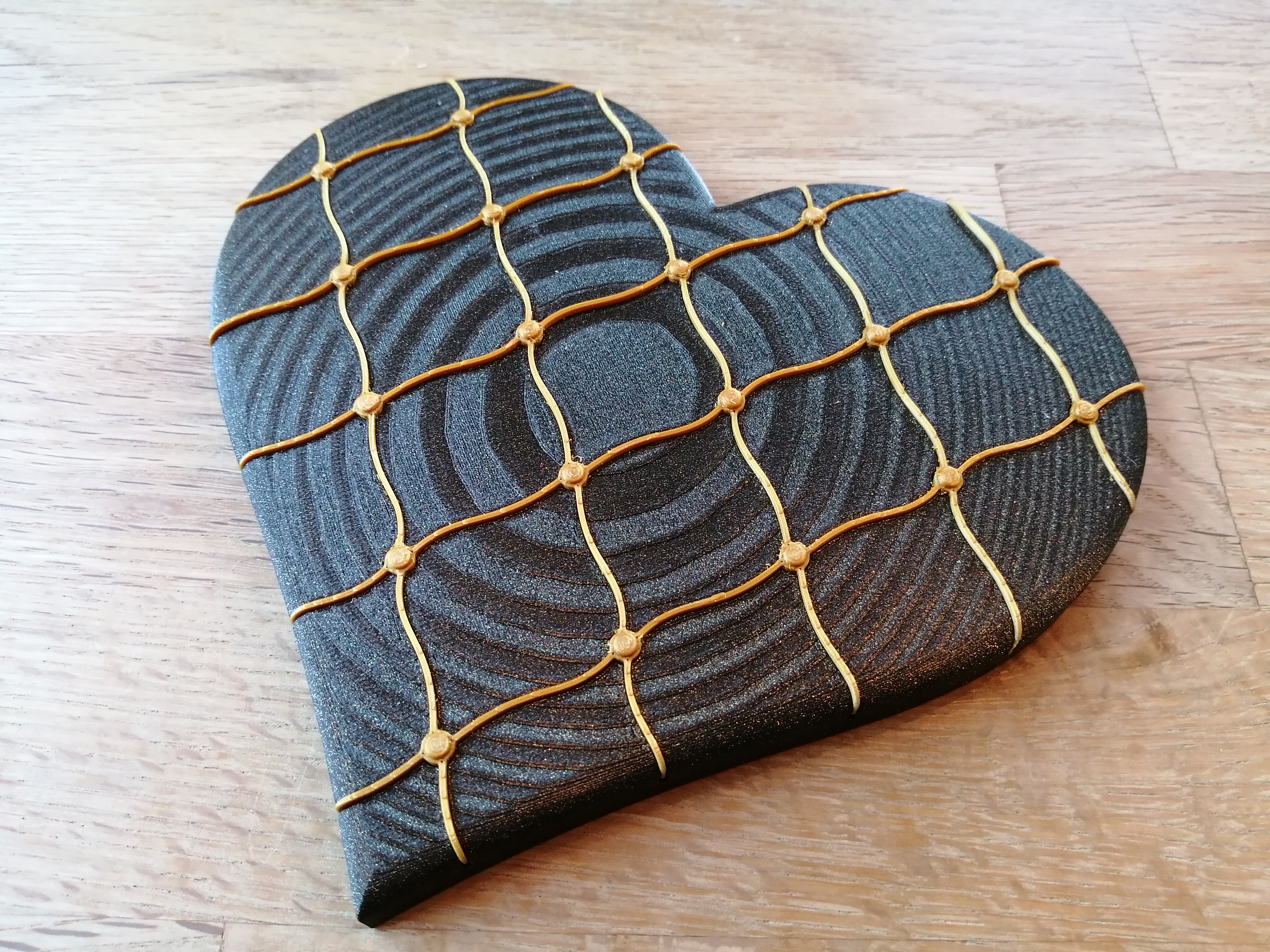 "Chesterfield" Top for Heart Giftbox for Valentinesday / Wedding / Walldecoration