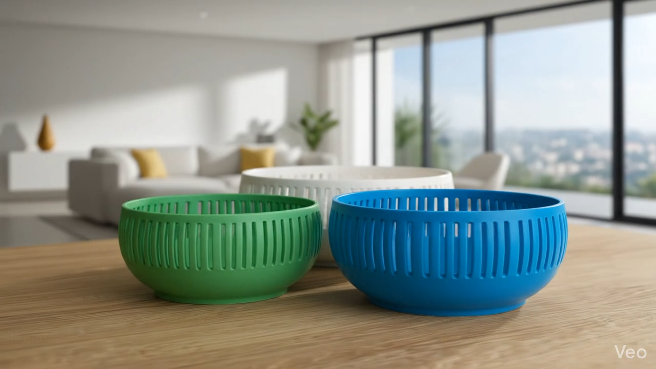 FREE Nested Slotted Bowl Set - 3 Sizes - STL & 3MF