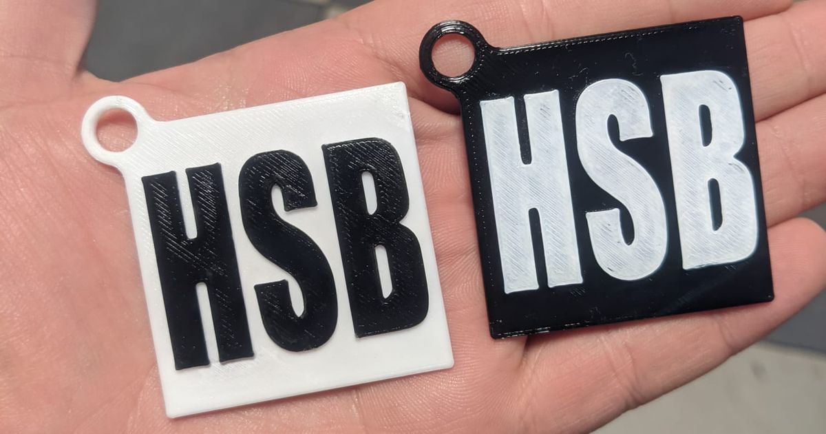HSB Keychain by Rasty83 | Download free STL model | Printables.com