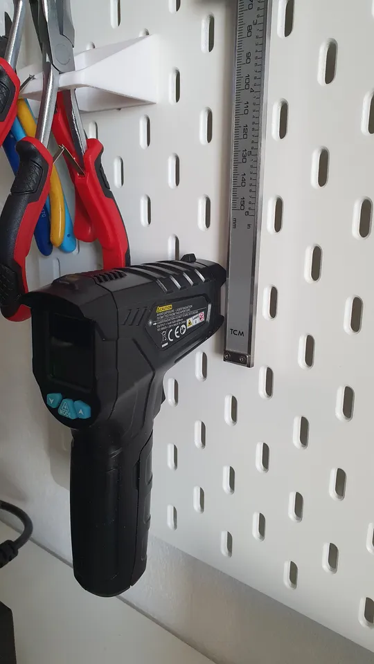 SKÅDIS ophangbord, combinatie, wit, 76x56 cm - België