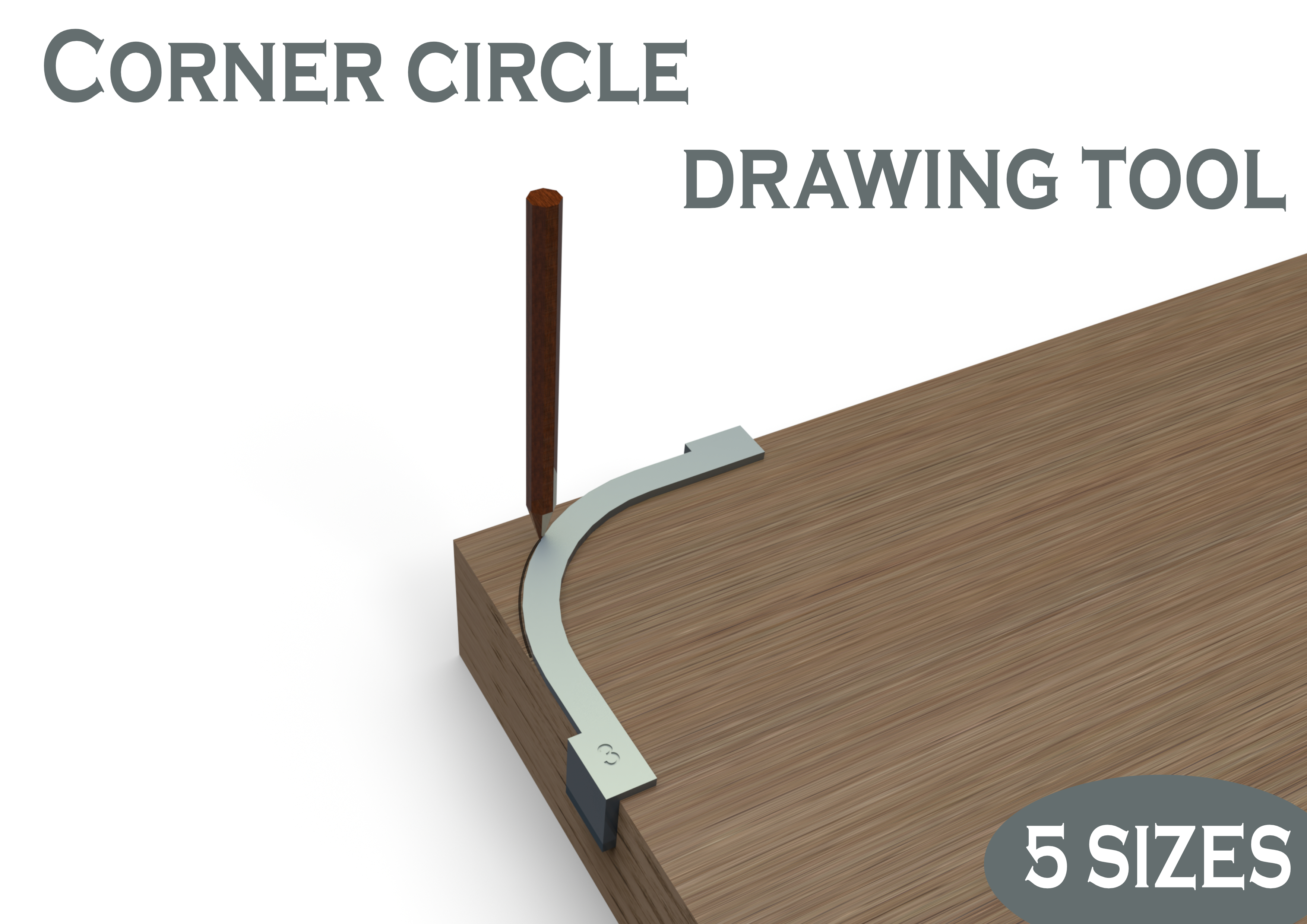 Rounded corner drawing tool