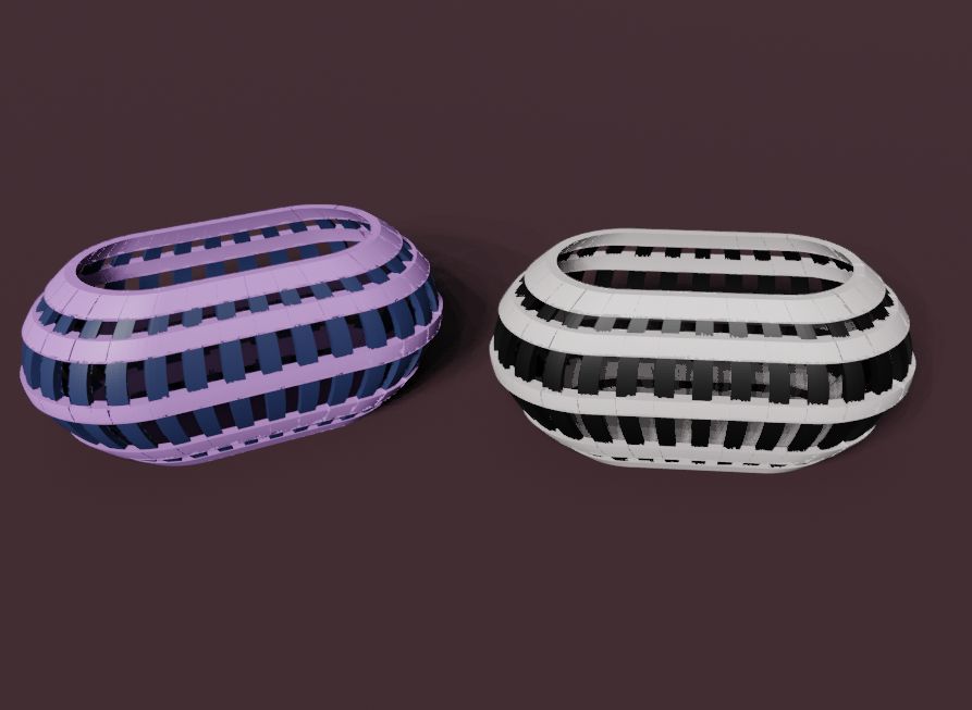 Miniatura 3 do modelo 3D Oval storage box