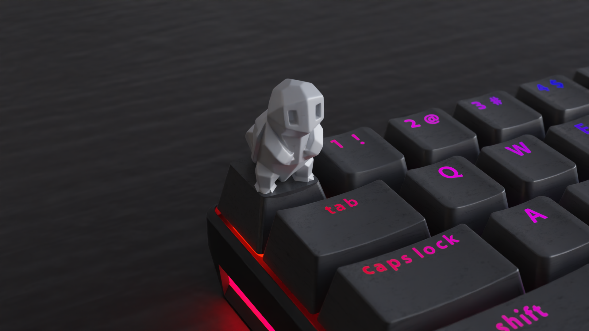 Keycap Low Poly Squirtle
