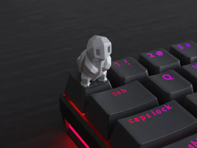 Keycap Low Poly Squirtle