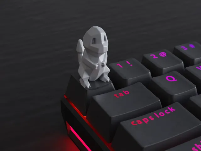 Keycap Low Poly Charmander