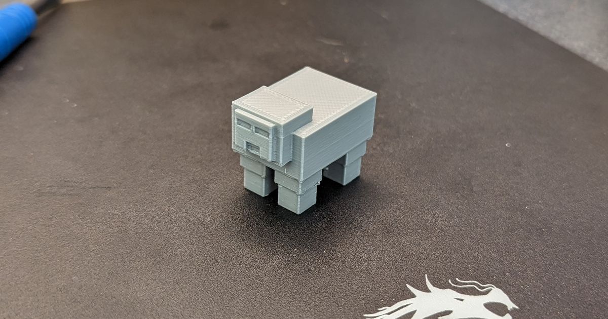 Minecraft Sheep By Eddie Hugo Download Free Stl Model 9266