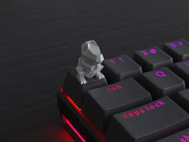Keycap Low Poly Totodile