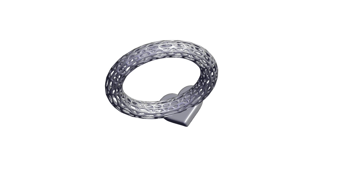 Miniatura 4 do modelo 3D Heart ring