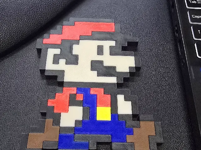 Pixel Mario Wall Art