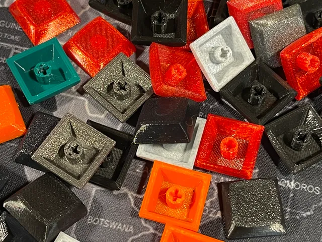 Easy to print blank DSA keycap