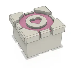 Companion Cube Keycap - Companion Key by SiK GambleR