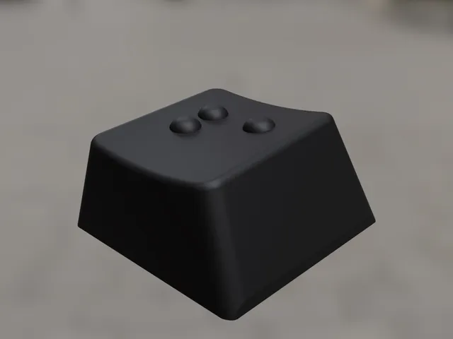 braille letter f - Cherry MX Keycap