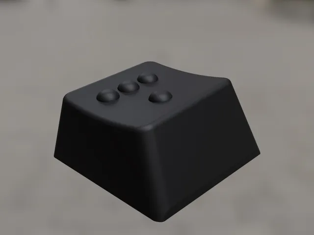 braille letter r - Cherry MX Keycap