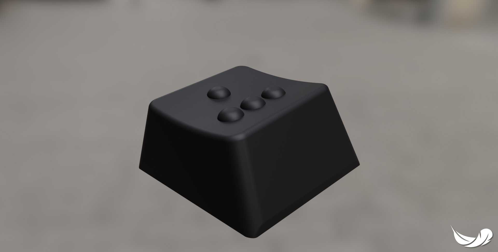 braille letter w - Cherry MX Keycap by Sven | Download free STL model ...