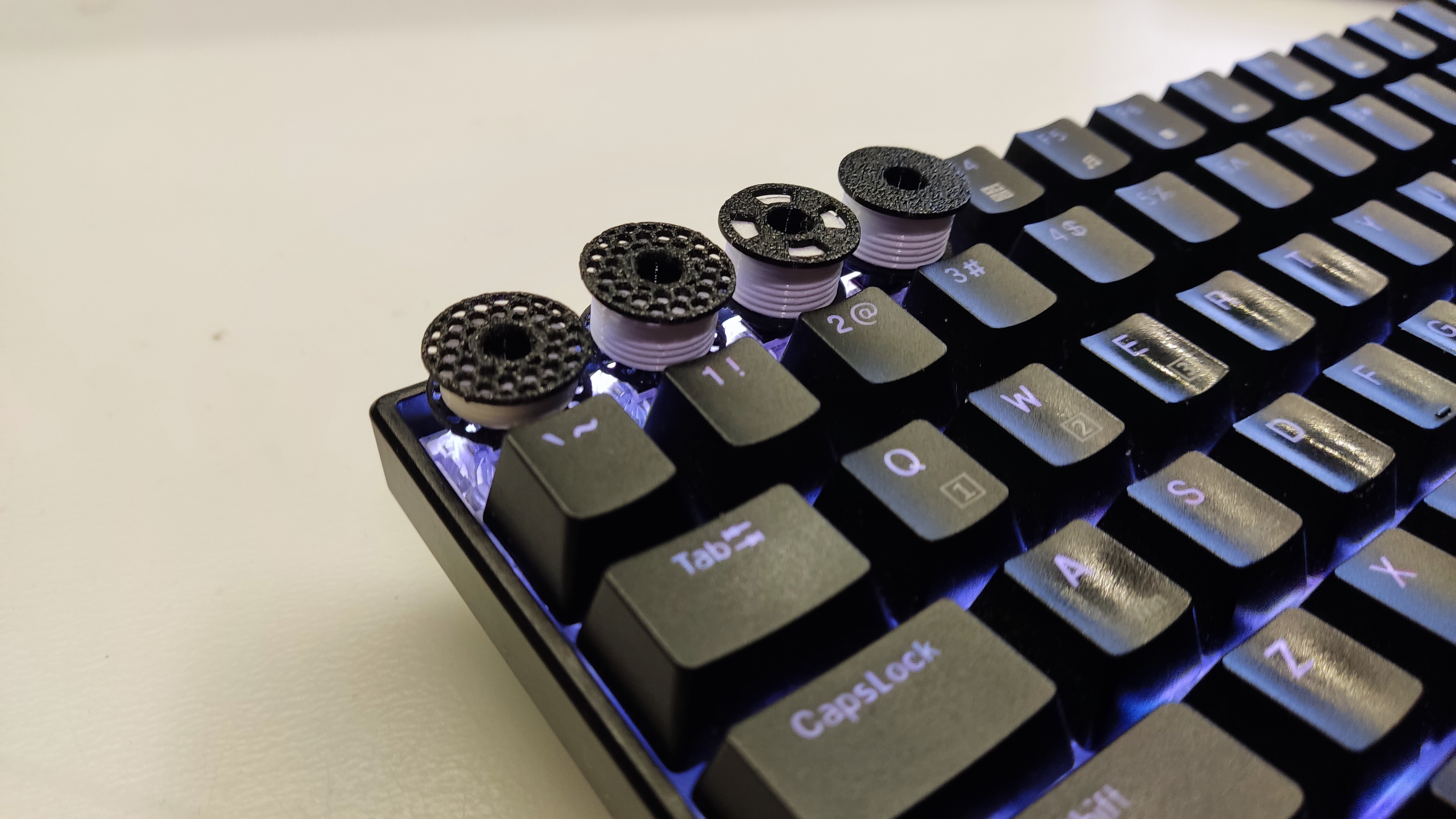 Filament spool keycap