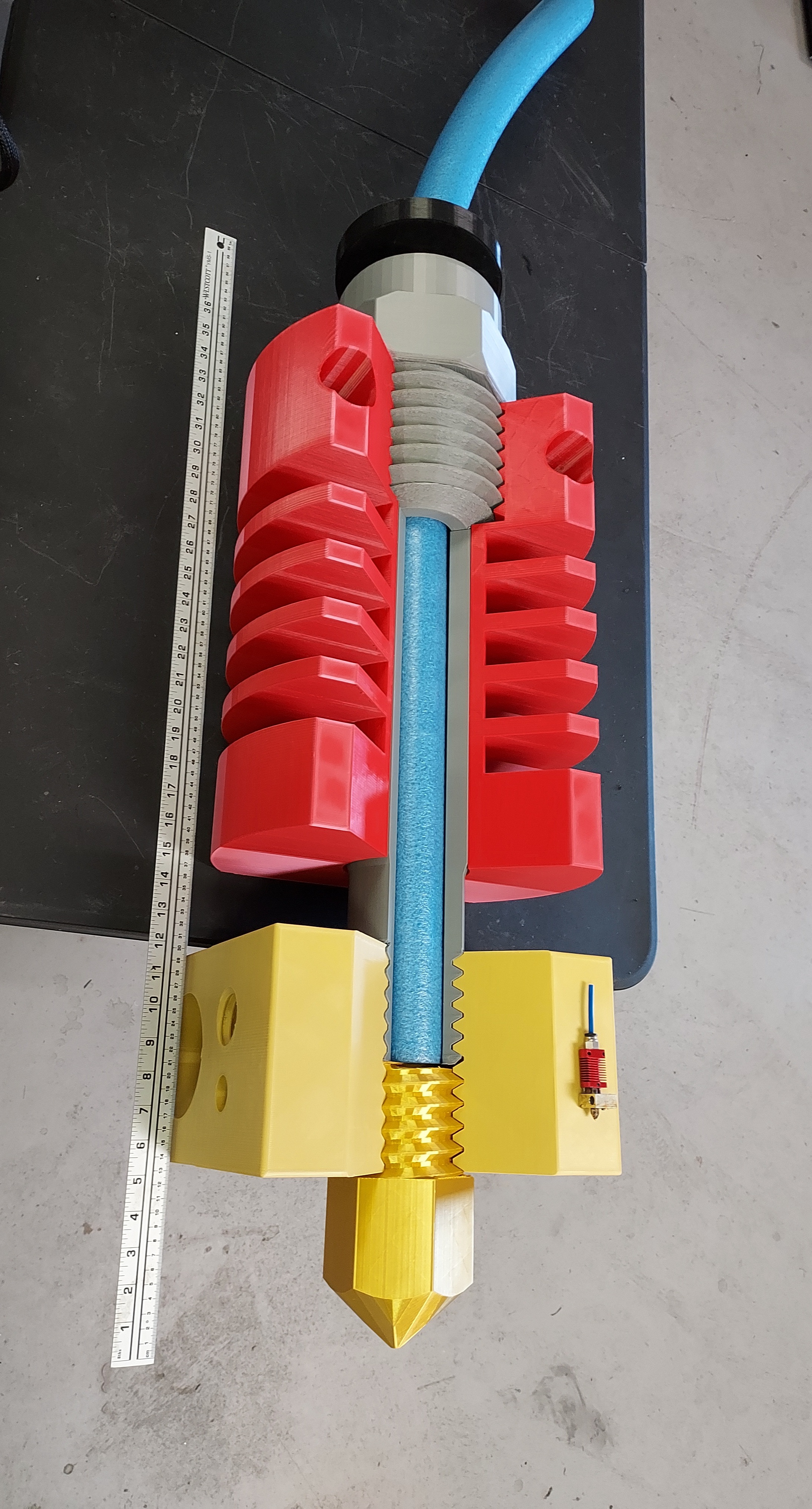 Giant Hot End Model (Educational)