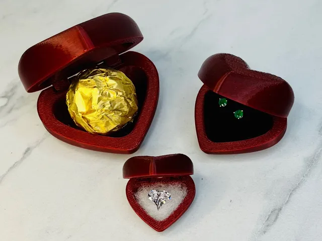 Hearty Heart Box – Print in Place/ Support Free