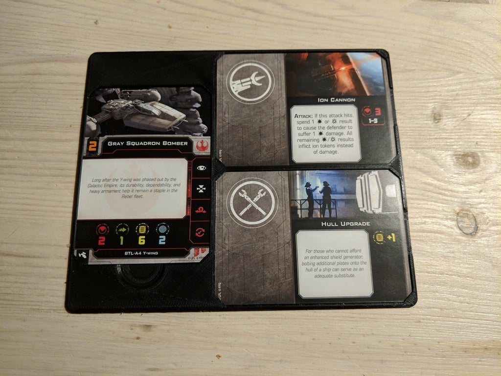 X-wing 2.0 card tray