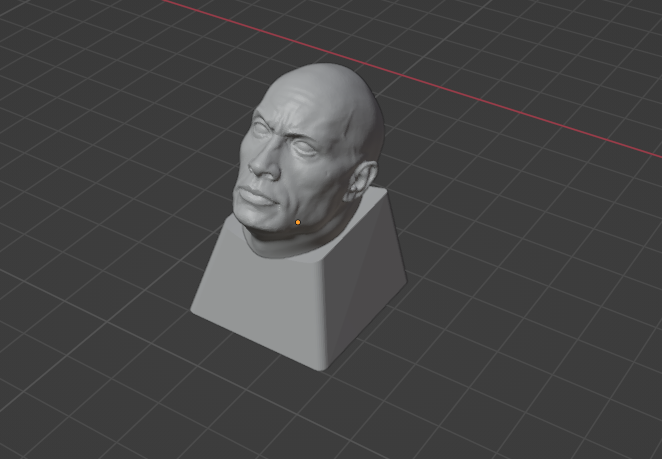 Rock head keycap