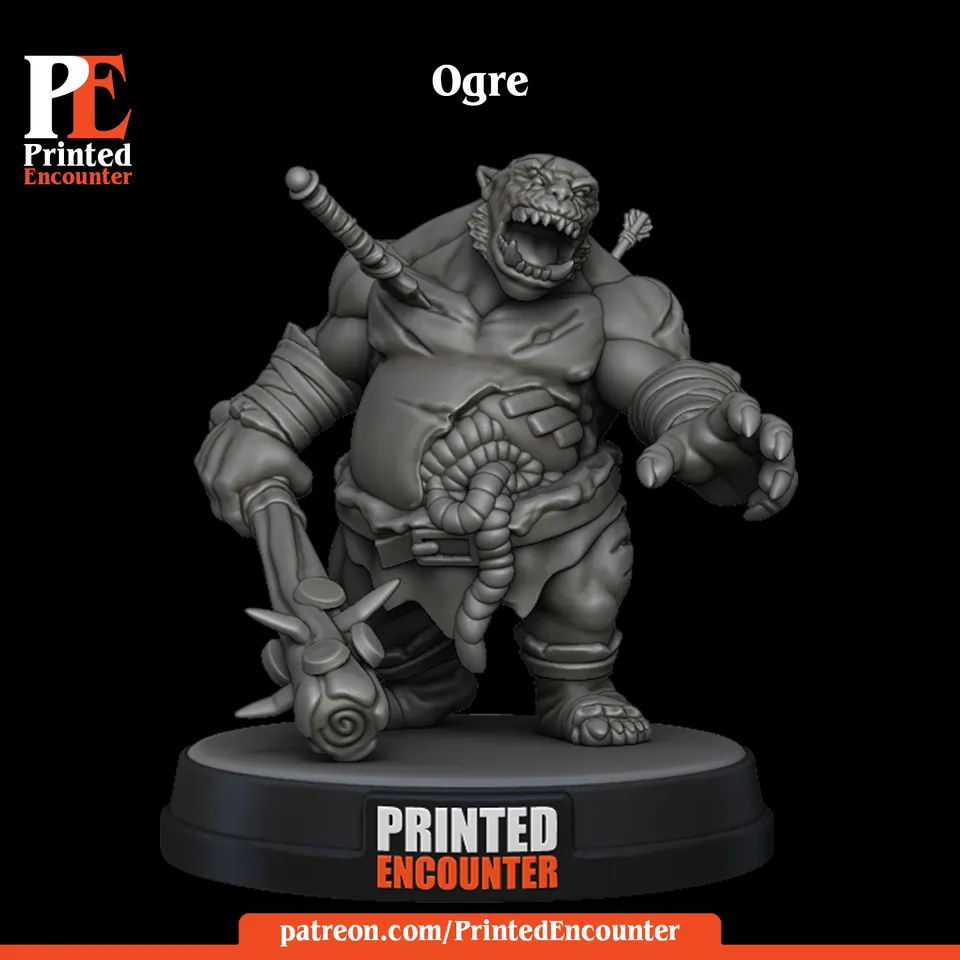 Ogre Zombie by Printed Encounter | Download free STL model
