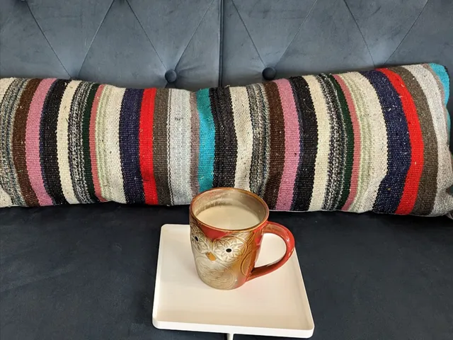 Couch Table Tray with fin