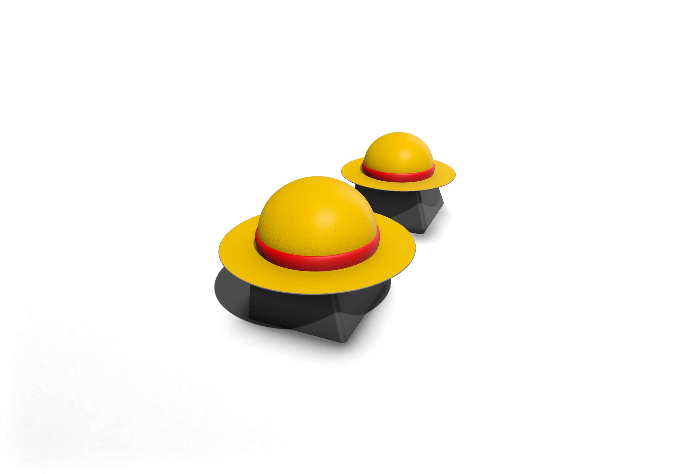 Luffy's Straw Hat One Piece - keycaps