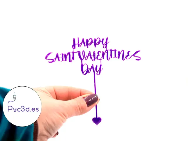 HAPPY SAINT VALENTINES'S DAY CAKE TOPPER