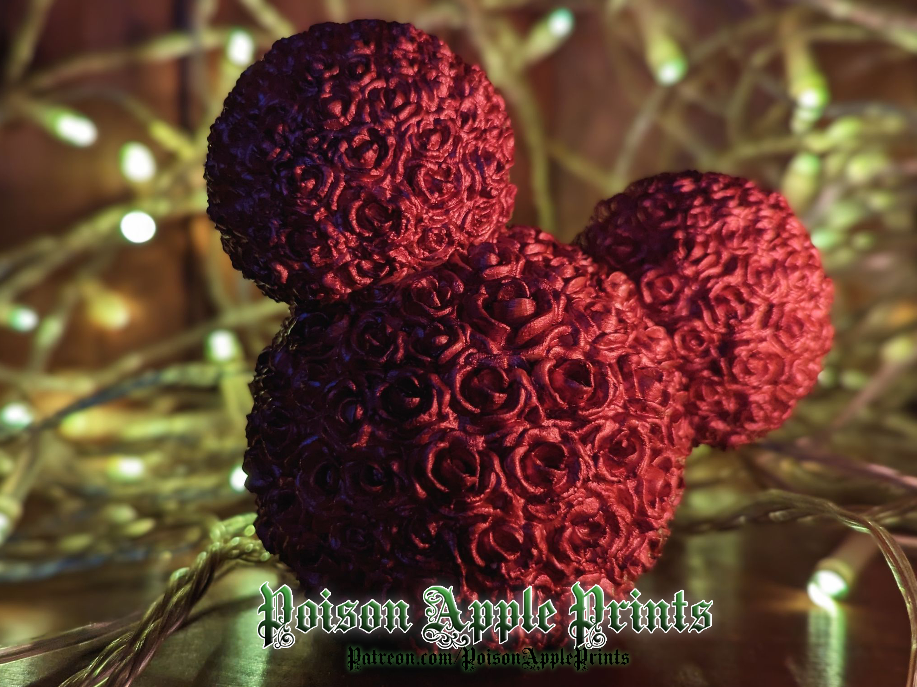 Disney Mickey Valentines Rose Logo