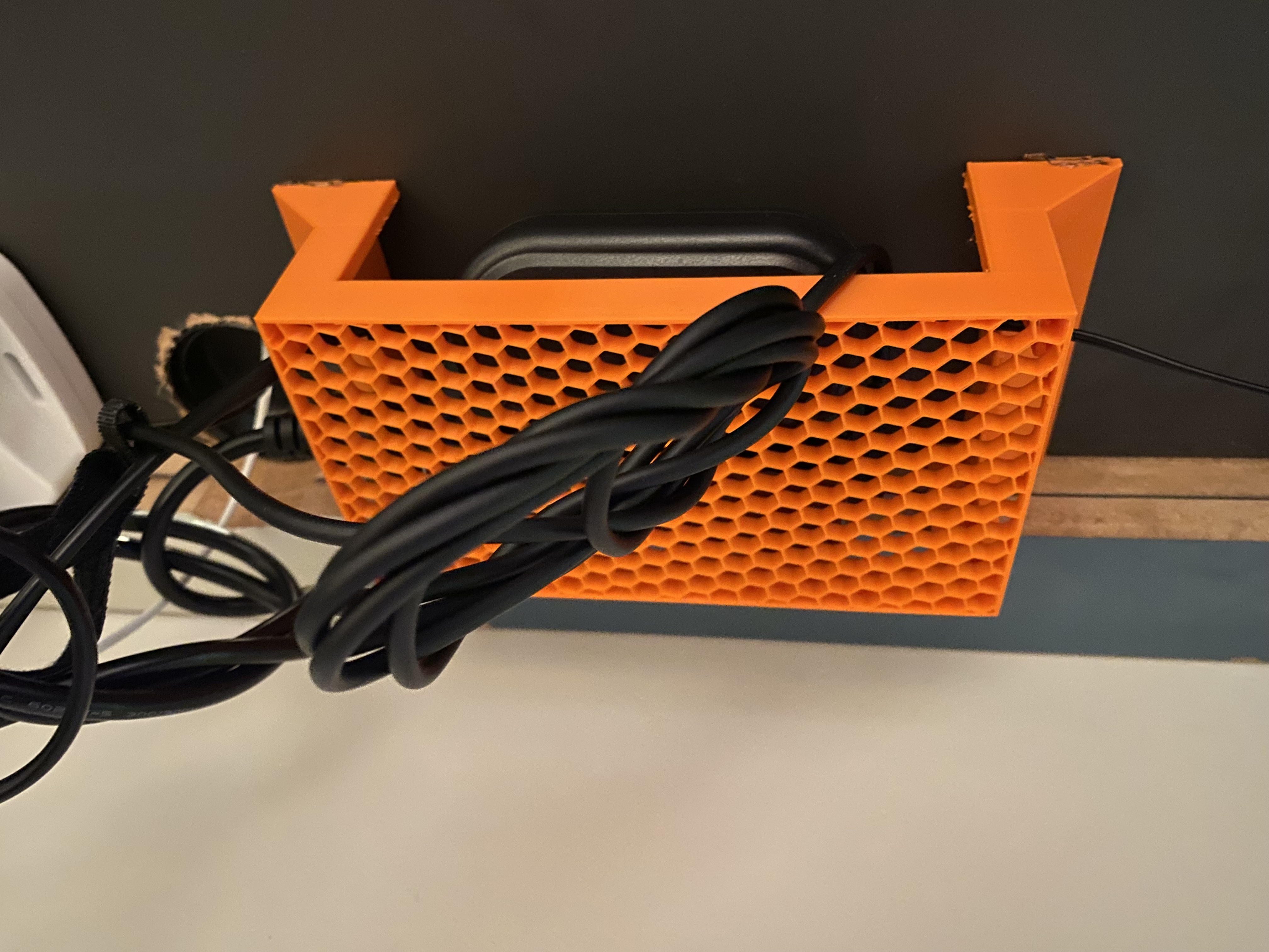 Under Desk PSU Storage Structure