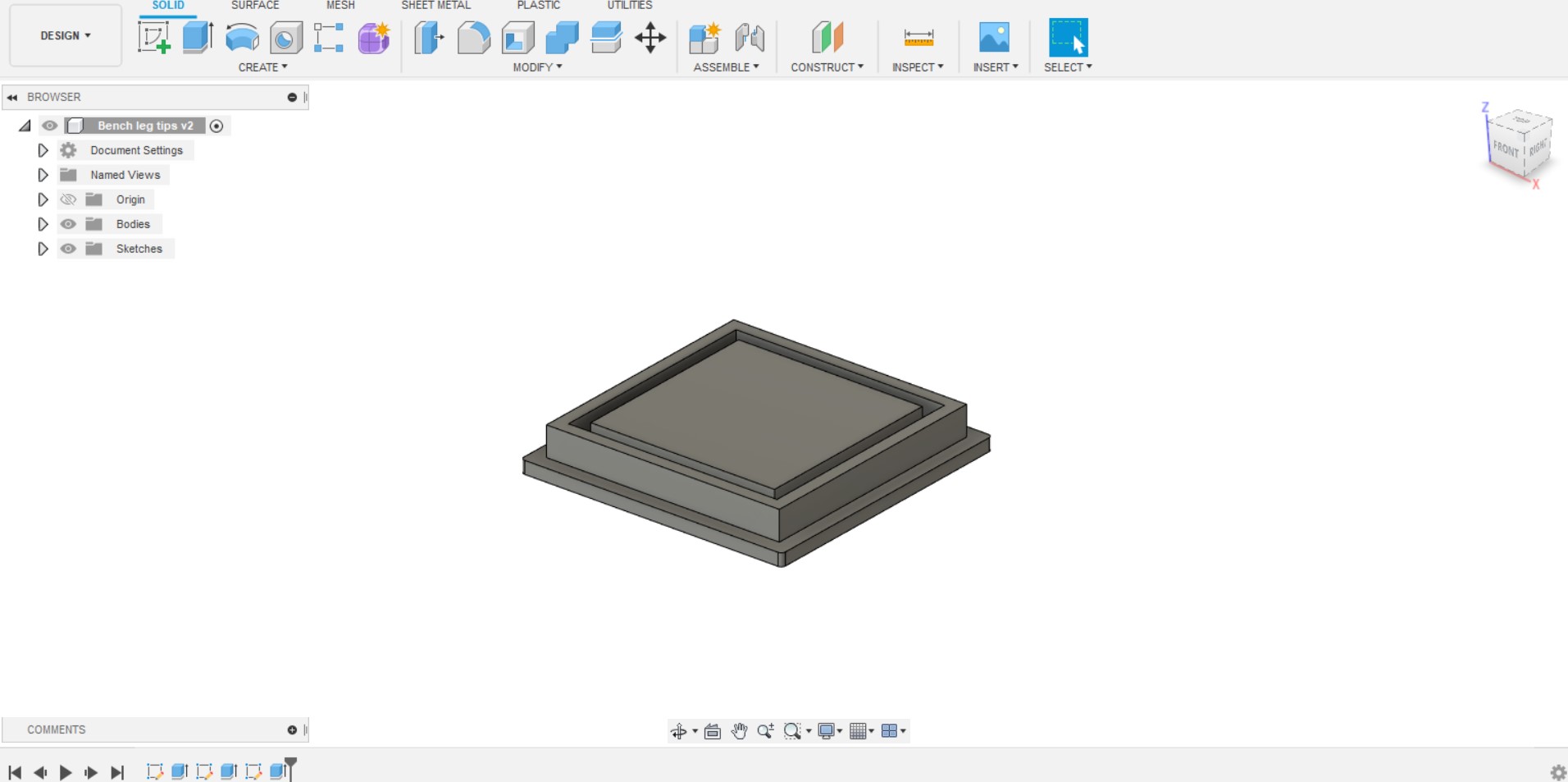Ikea Lack table feet by Frank Download free STL model