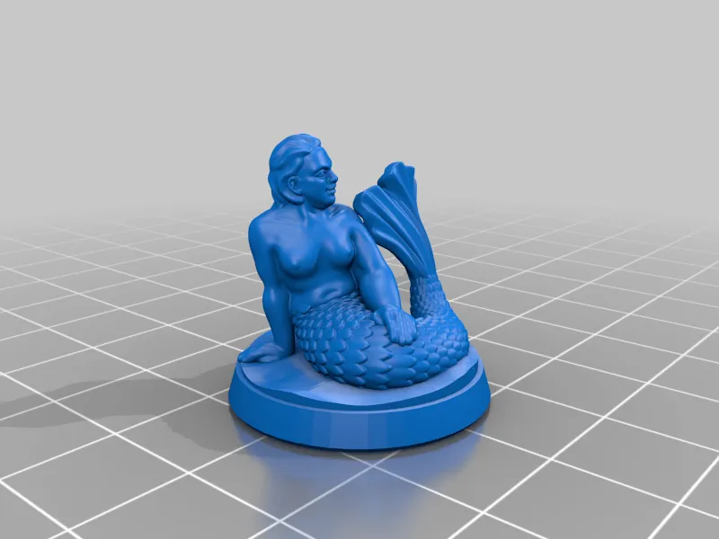 3D Printable Blobmaid, Presupported