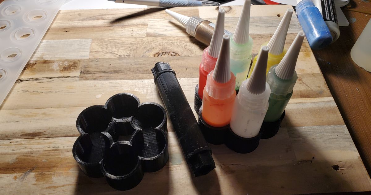 Modular Paint Rack by Billosm Download free STL model