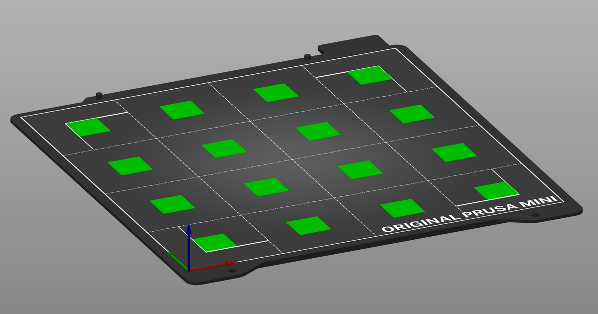First Layer calibration Matrix por Marc Neuhaus Descargar modelo STL