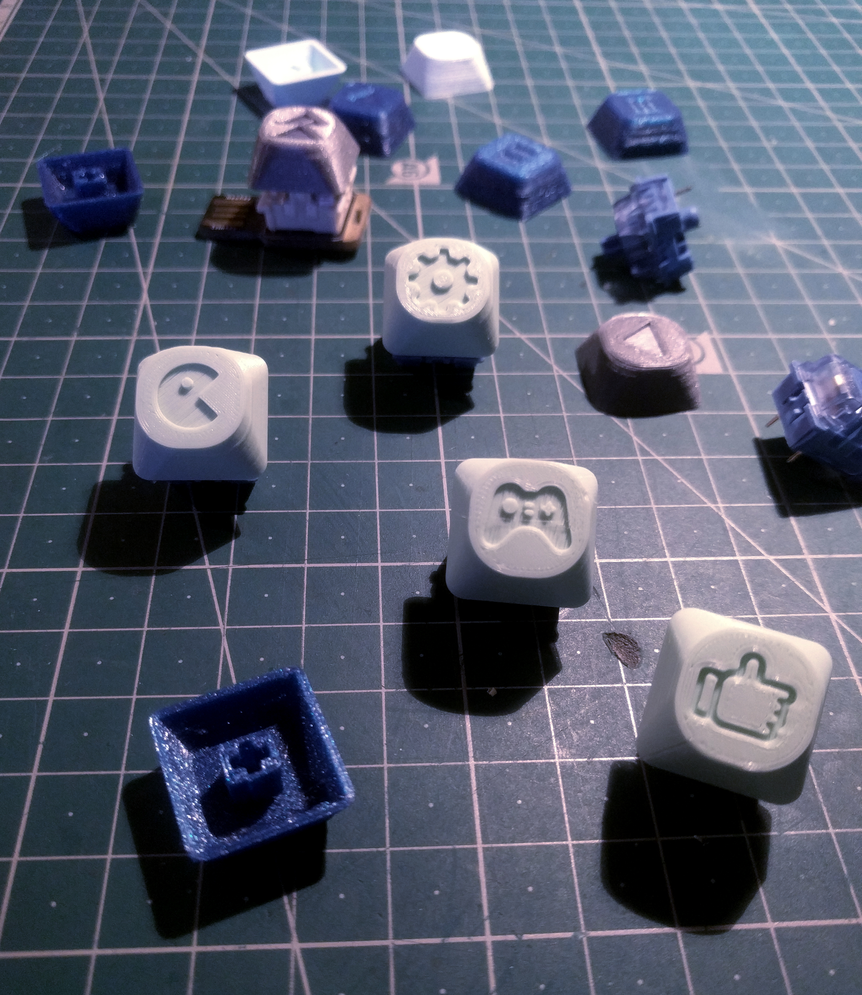 23 keys for cherry MX/Kaylh (with basic key layout step file)