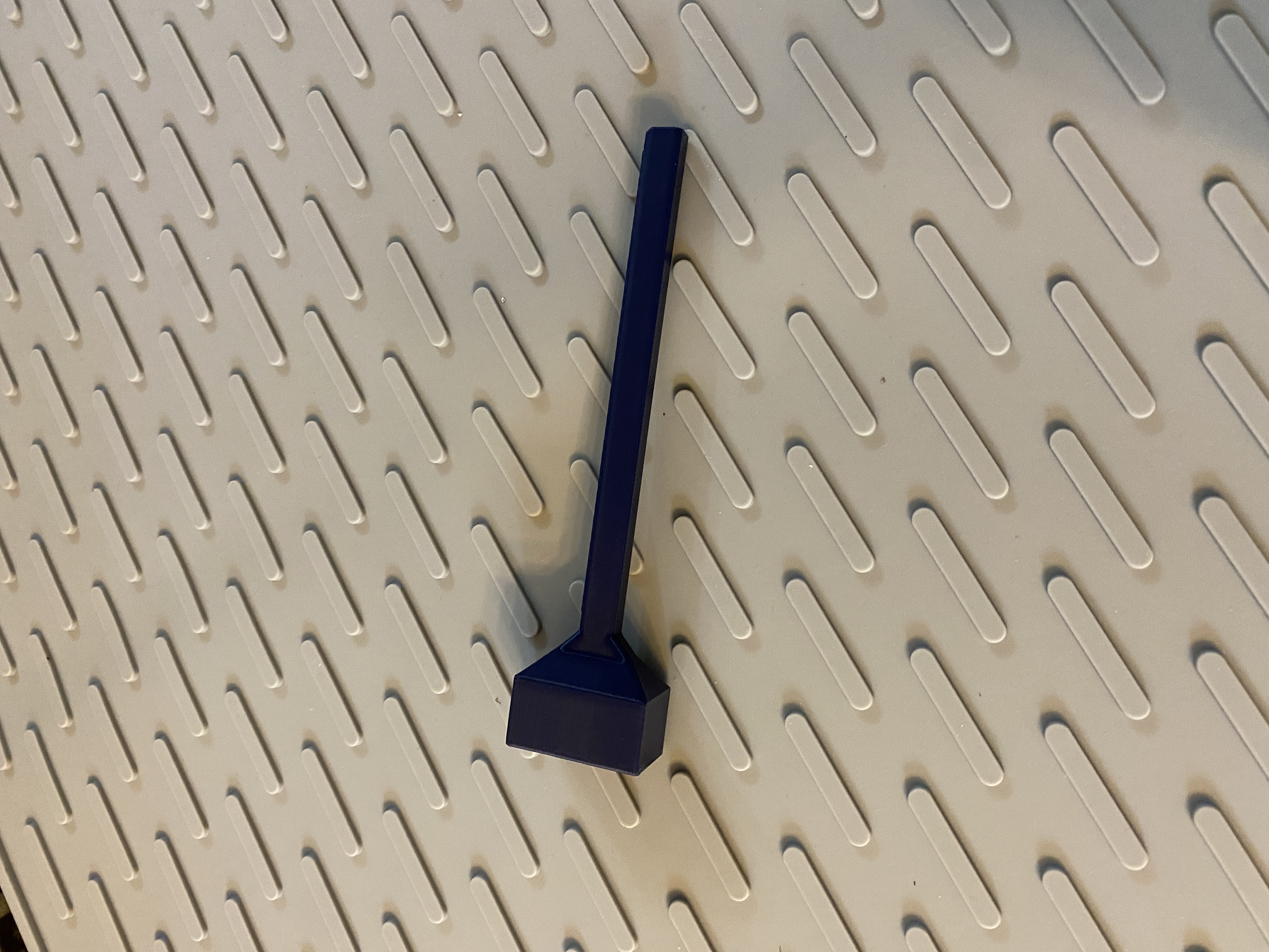 Single piece light duty mallet