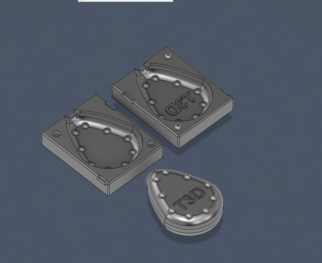 cement weights mould Carp Fishing by Tamer_frogs Download free STL model