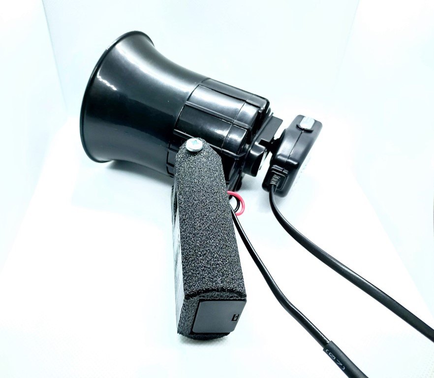 Megaphone Handle by Razzer09 Download free STL model