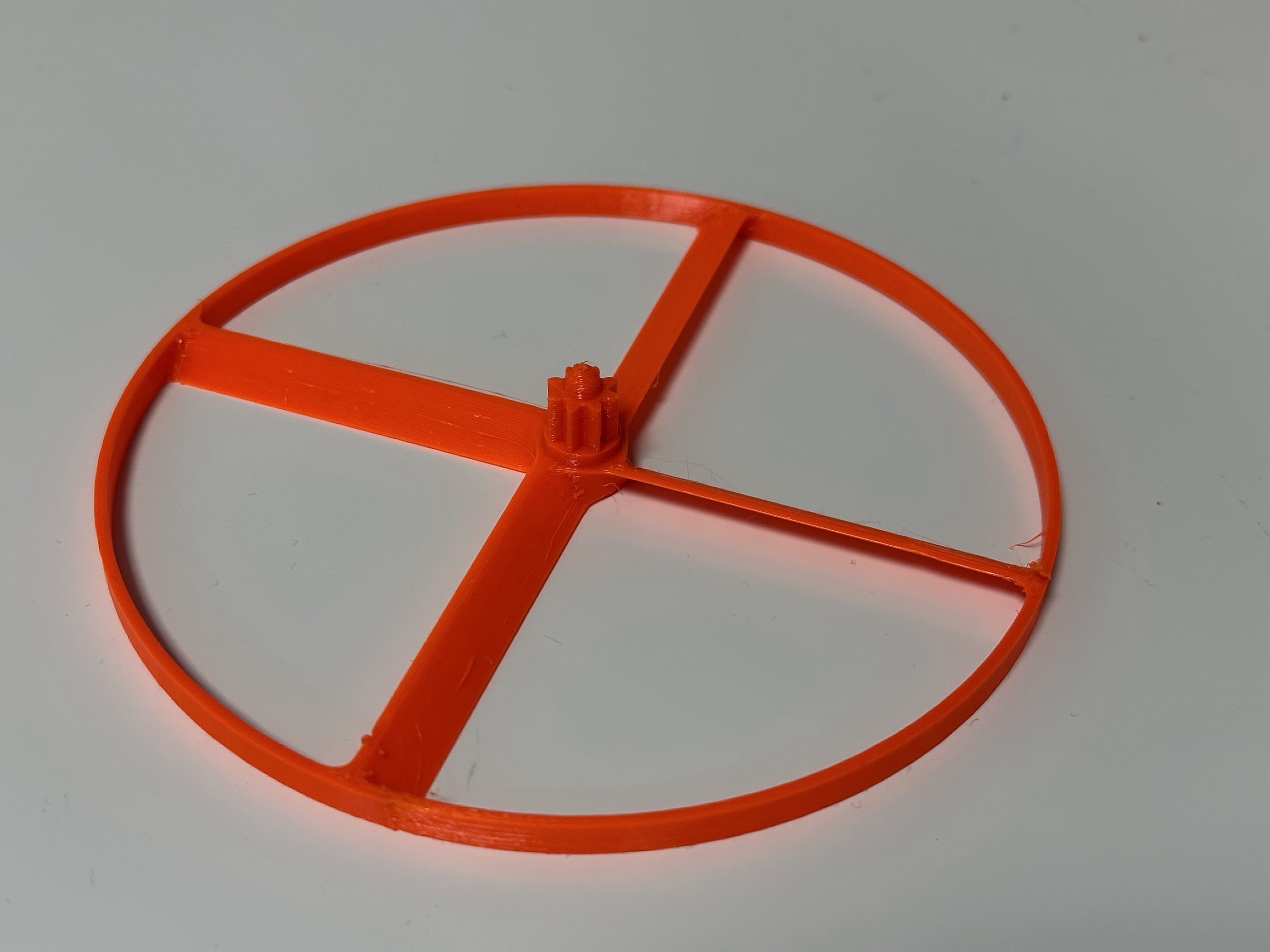 Large flying propeller 3D model thumbnail